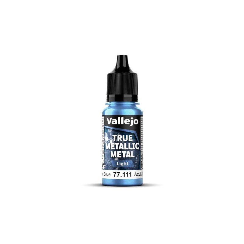 Vallejo True Metallic Metal Light 77111 Sapphire Blue 18ml