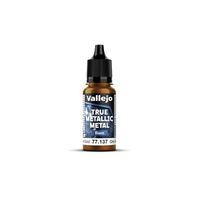 Vallejo True Metallic Metal Base 77137 Arcane Gold 18ml