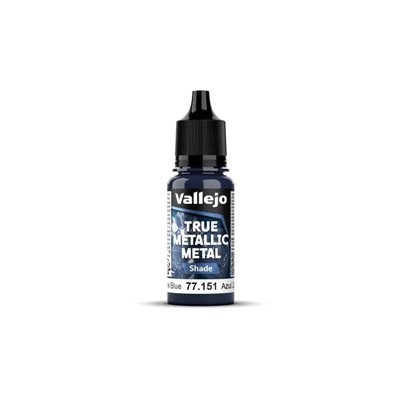 Vallejo True Metallic Metal Shade 77151 Sapphire Blue 18ml)