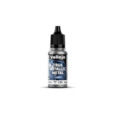 Vallejo True Metallic Metal Light 77120 Obsidian Black 18ml