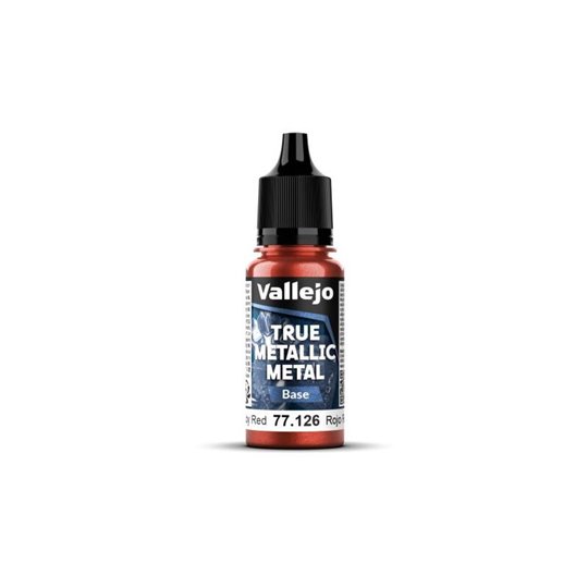 Vallejo True Metallic Metal Base 77126 Ruby Red 18ml