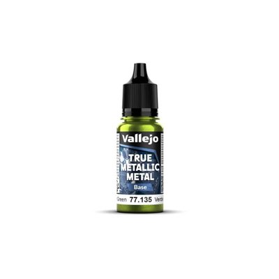 Vallejo True Metallic Metal Base 77135 Amber Green 18ml