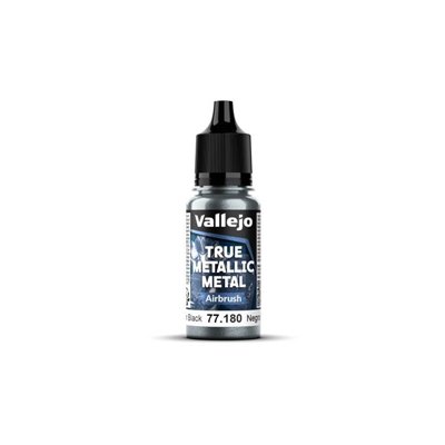 Vallejo True Metallic Metal Air 77180 Obsidian Black 18ml