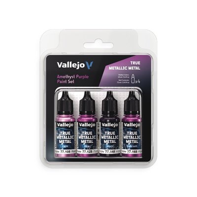 Vallejo True Metallic Metal Amethyst Purple Set