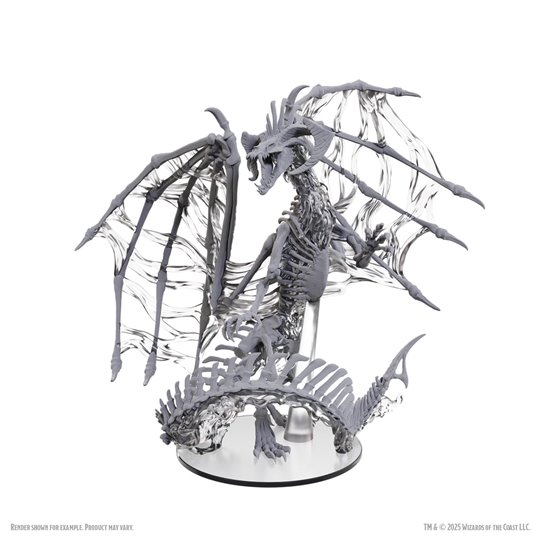 Nolzur's Marvelous Miniatures - Black Dracolich Boxed Miniature