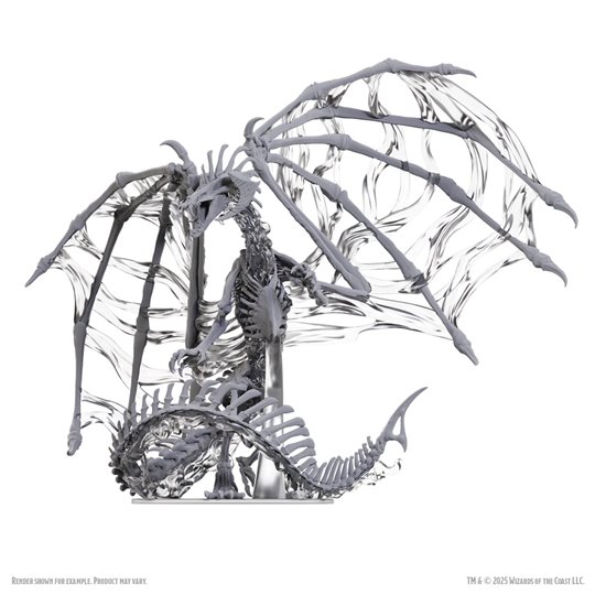 Nolzur's Marvelous Miniatures - Black Dracolich Boxed Miniature