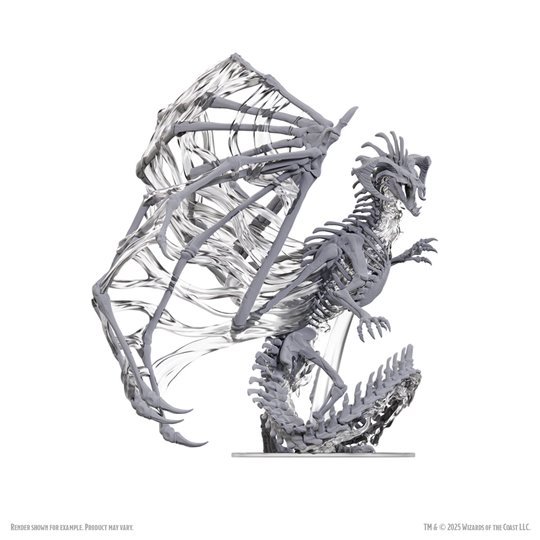 Nolzur's Marvelous Miniatures - Black Dracolich Boxed Miniature