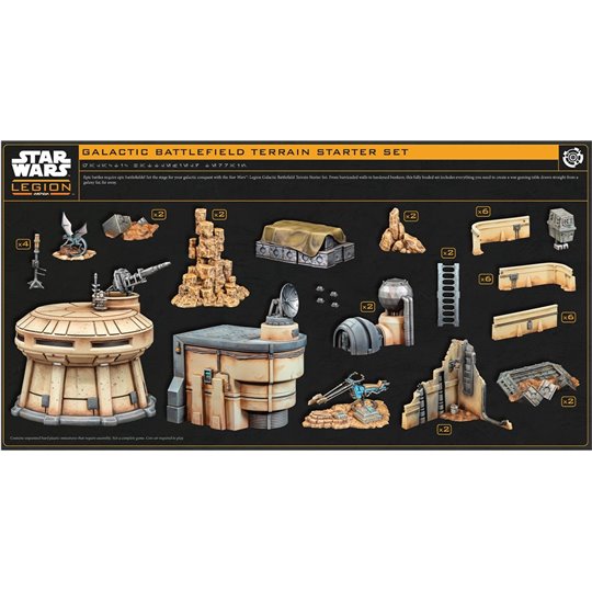 Star Wars Legion 2.0: Galactic Battlefield Terrain Starter Set