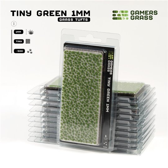 Gamers Grass: Tiny Tufts - Tiny Green 1mm