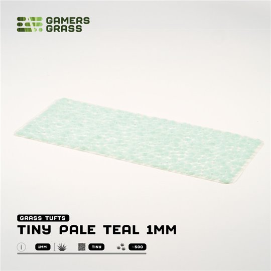 Gamers Grass: Tiny Tufts - Tiny Pale Teal 1mm