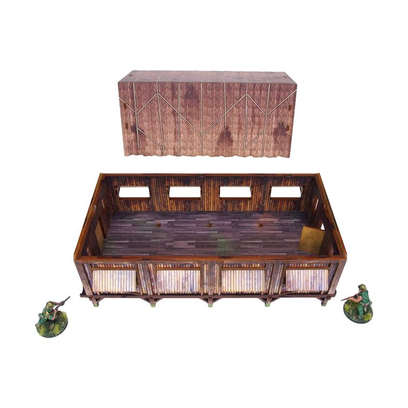 WW2 Pacific Barracks (1) PREPAINTED