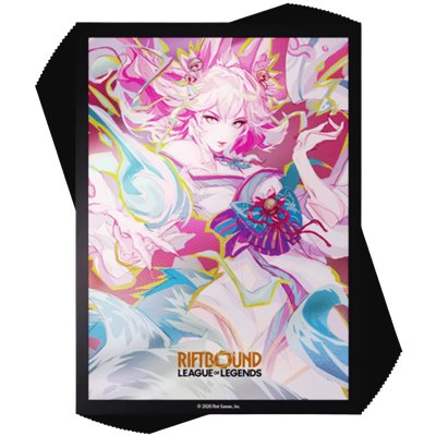 Riftbound: Spiritforged - Spirit Blossom Ahri Sleeves (100 Sleeves) - League of Legends TCG