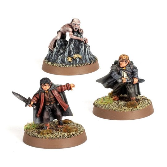 [MO] Frodo Baggins, Samwise Gamgee And Gollum In Emyn Muil 