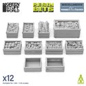 Wooden Food Crates 1:48