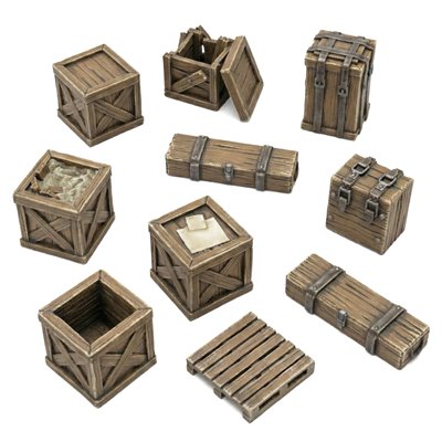 Wooden Crates 1:48
