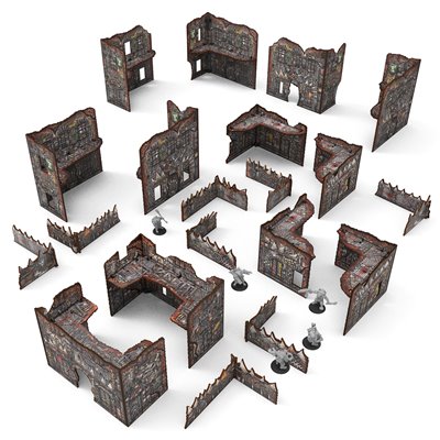 Pre-Painted Foldable Matched Play terrain pack - Orks