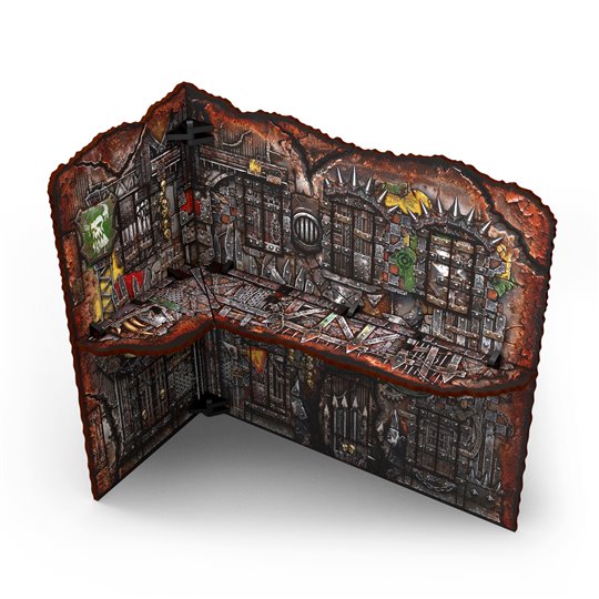Matched Play Pre-Painted Foldable Large L-shaped Ruin - Orks