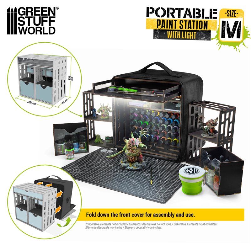 Miniature Portable Paint Station