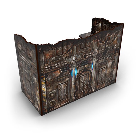 Matched Play Pre-Painted Foldable U-shaped Ruin - Sci-fi