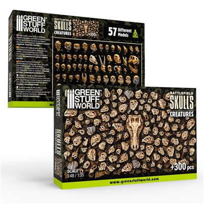 300x Battlefield Creature Skulls 1:48-1:35