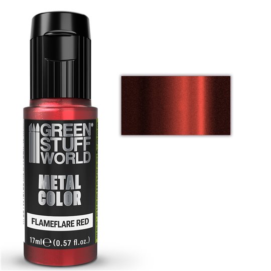 Vivid Metallic Paint - Flameflare Red