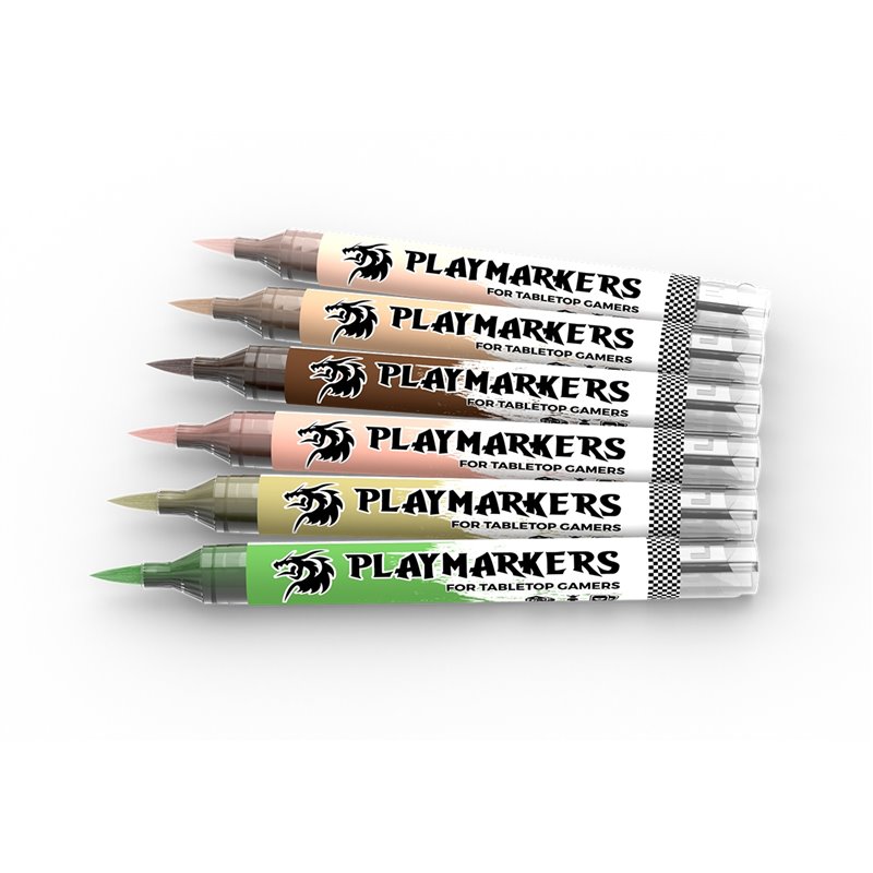 AK Interactive: Playmarkers - Skin & Flesh Tones (6)