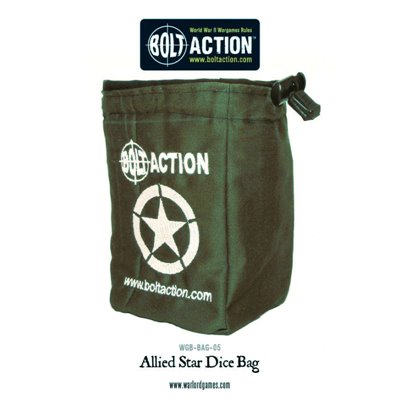 Bolt Action Allied Star Dice Bag