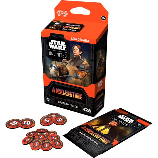 Star Wars: Unlimited Card Game Spotlight Deck - Leia Organa - A Lawless Time