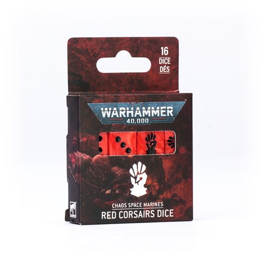 Chaos Space Marines: Red Corsairs Dice