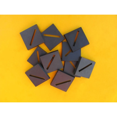 Podstawki 25mm x 25mm slotted diagonal (10)