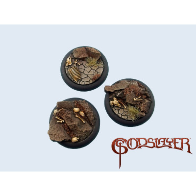 Troglodyte Bases, WRound 40mm (2)