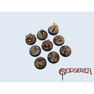 Troglodyte Bases, WRound 30mm (5)