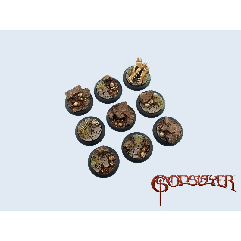 Troglodyte Bases, WRound 30mm (5)