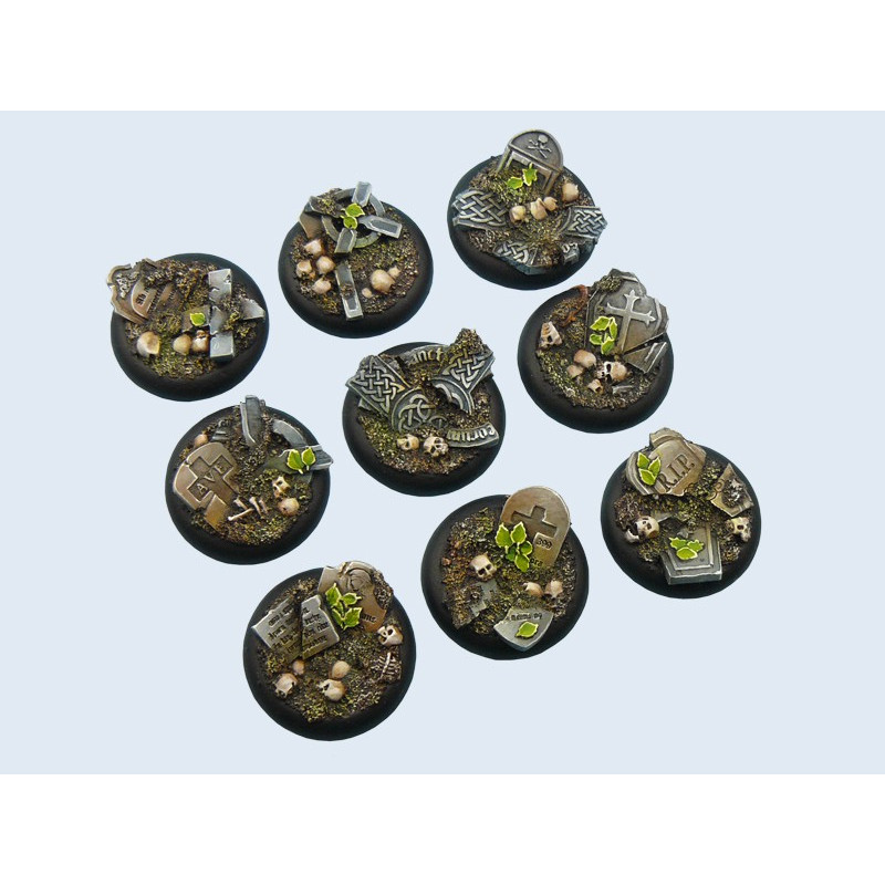 Graveyard Bases, Wround 30mm (5)