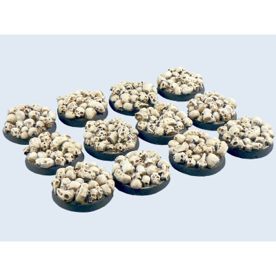 Skulls Bases, Round 25mm (5)