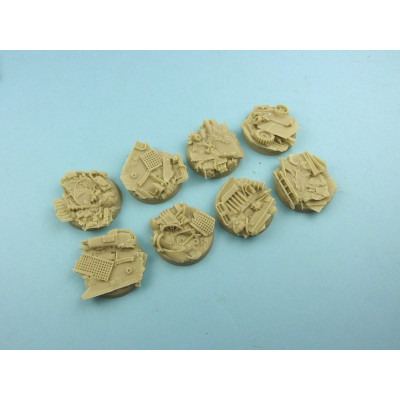 Scrapyard Bases, 32mm Round (4)