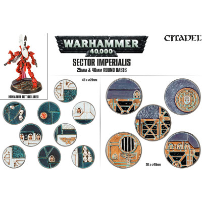 [MO] Sector Imperialis 25 & 40mm Round Bases