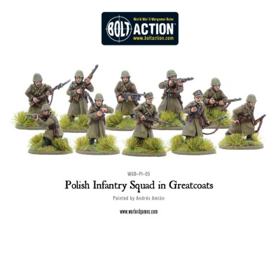 Polish Infantry Squad in greatcoats