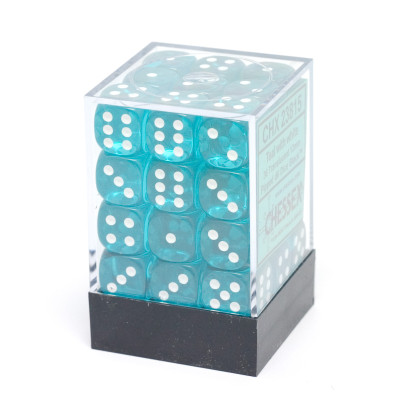 Kości Chessex k6 Translucent 12mm Oczka różne kolory (36)