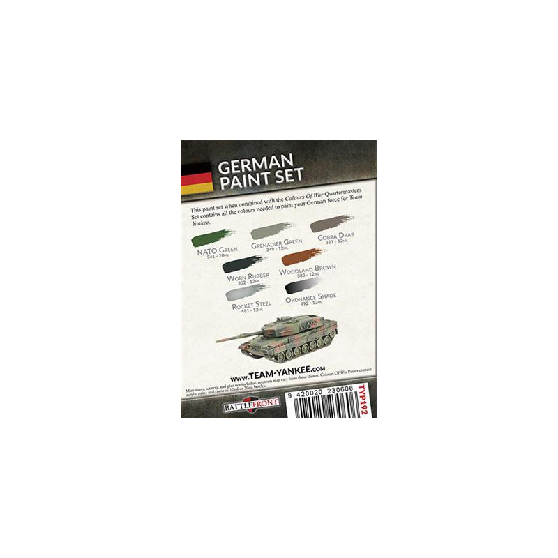 German Paint Set