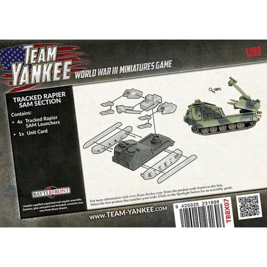 Tracked Rapier SAM Section