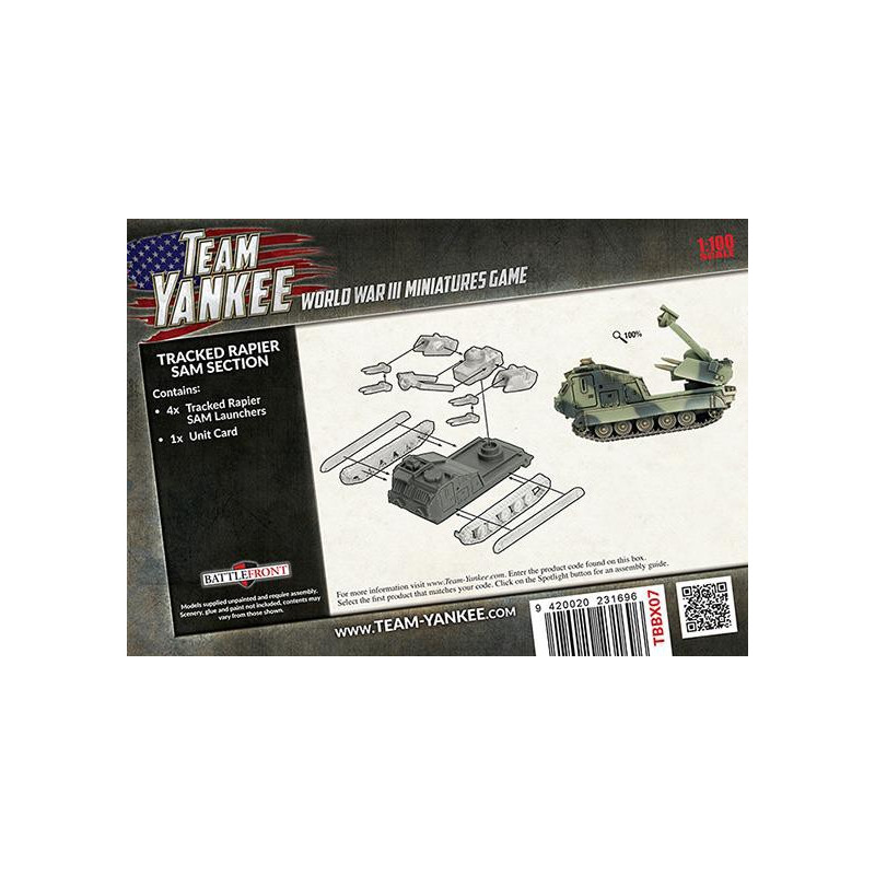 Tracked Rapier SAM Section