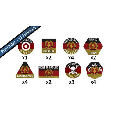 Team Yankee East German Token Set (Pre-order)