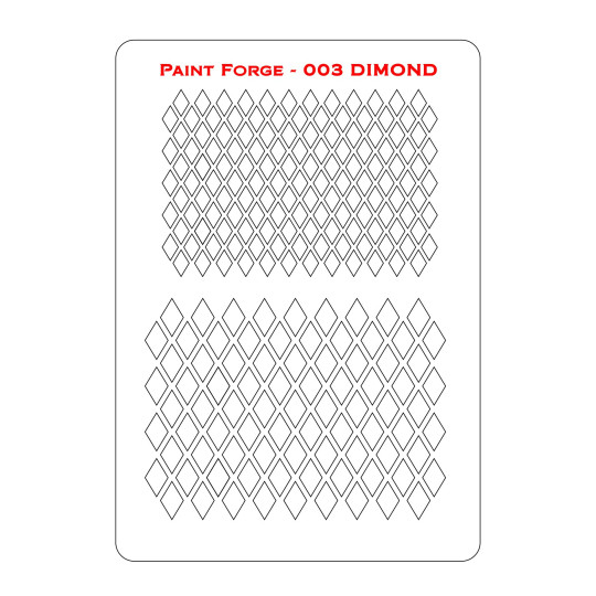 PaintForge Wzornik Malarski Rozmiar L: Diamond