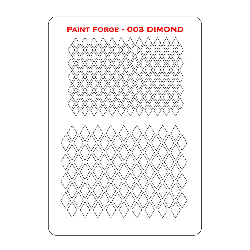PaintForge Wzornik Malarski Rozmiar M: Diamond