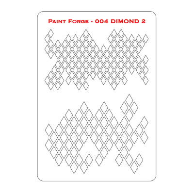 PaintForge Wzornik Malarski Rozmiar M: Diamond 2