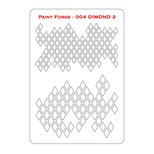 PaintForge Wzornik Malarski Rozmiar M: Diamond 2