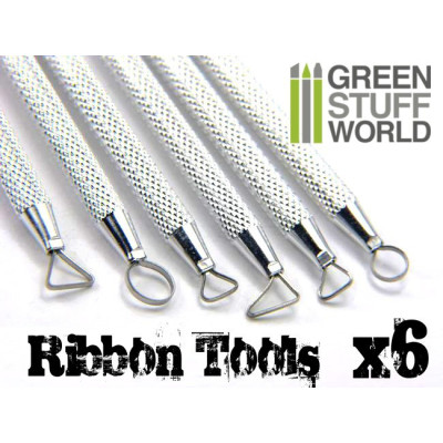 6x Mini Ribbon Sculpting Tool Set