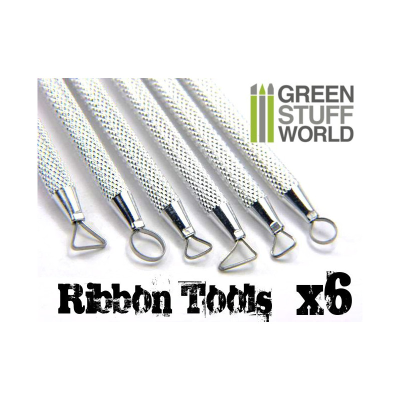6x Mini Ribbon Sculpting Tool Set