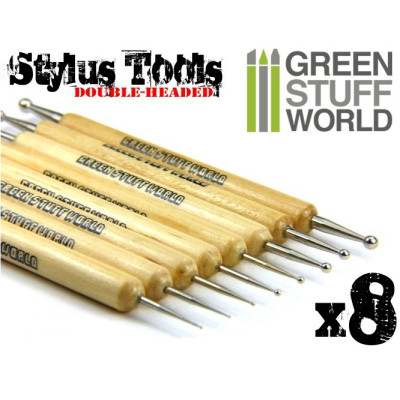 8x Sculpting STYLUS tool set